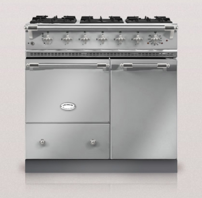 Lacanche Beaune Classic, cooking station, 90 cm, color stainless steel, with 5 year guarantee!