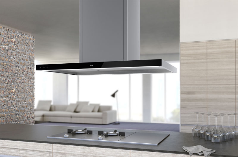 berbel Glassline BIH 100 GL island hood, 1020600, 7 YEAR WARRANTY!