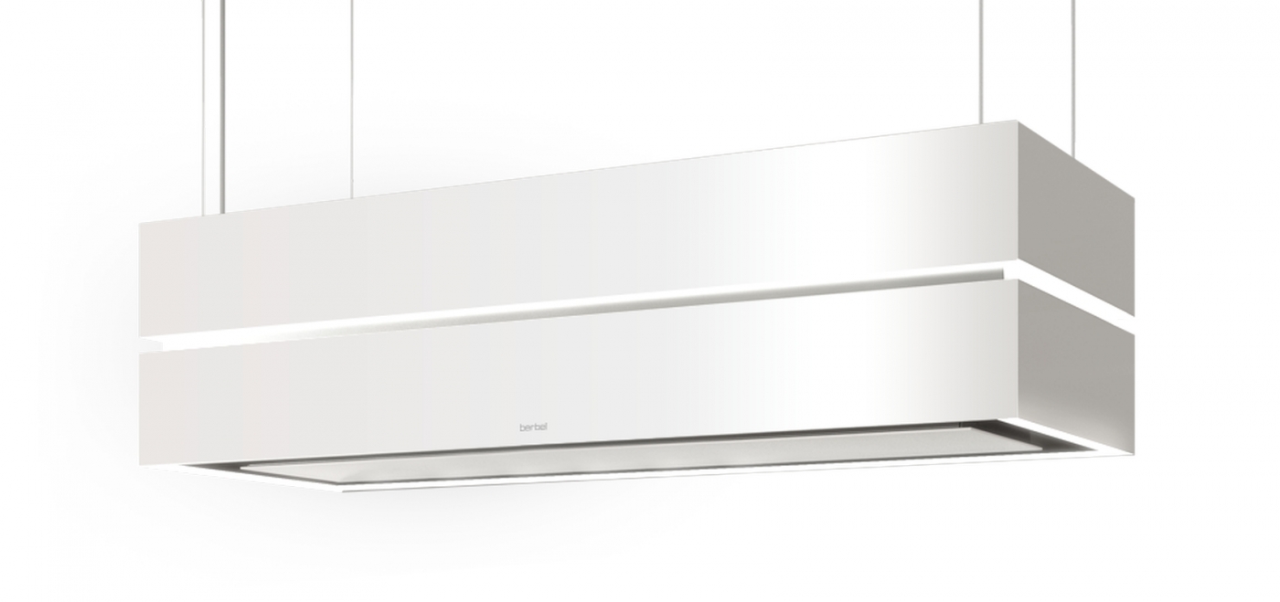 berbel Skyline Edge Base BIH 100 SKE-B ceiling lift hood white, LED + effect lighting, 1050531, 7 YEAR WARRANTY