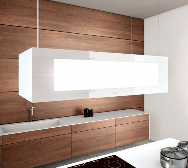 berbel Skyline Edge Light BIH 95 SKE-L ceiling lift hood white, LED + effect lighting, 1050141, 7 YEAR WARRANTY!