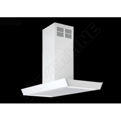 Silverline Vela Isola Premium VAI 120 W saarekubu 120 cm valge/valge klaas. 5 aastase garantiiga!