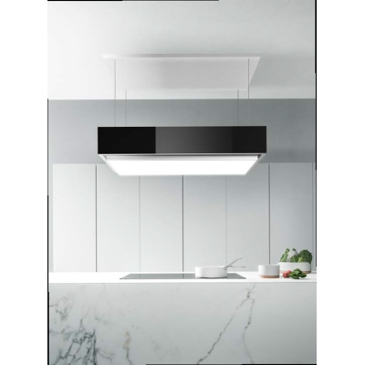 Falmec Levante, островная вытяжка, 120 см, черное стекло, С ГАРАНТИЕЙ 5 ЛЕТ