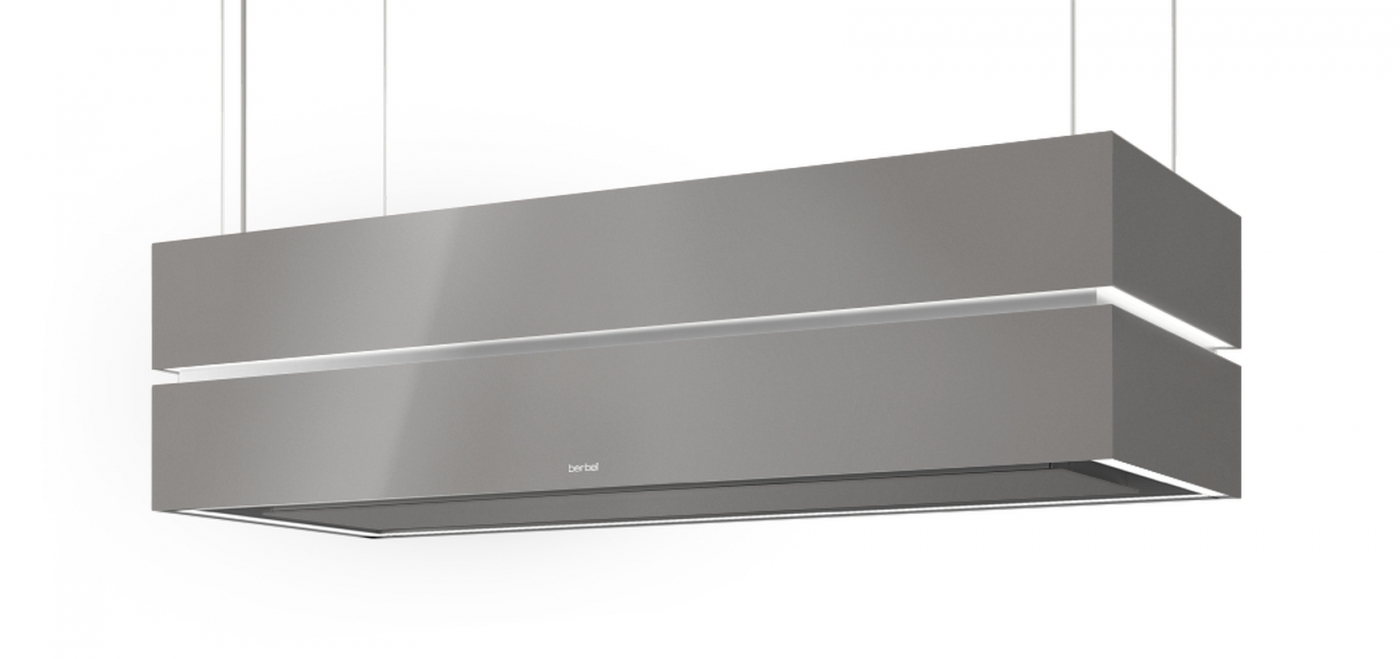 berbel Skyline Edge Play BIH 120 SKE-P ceiling lift hood silver gray, LED + effect lighting, 1050555, 7 YEAR WARRANTY