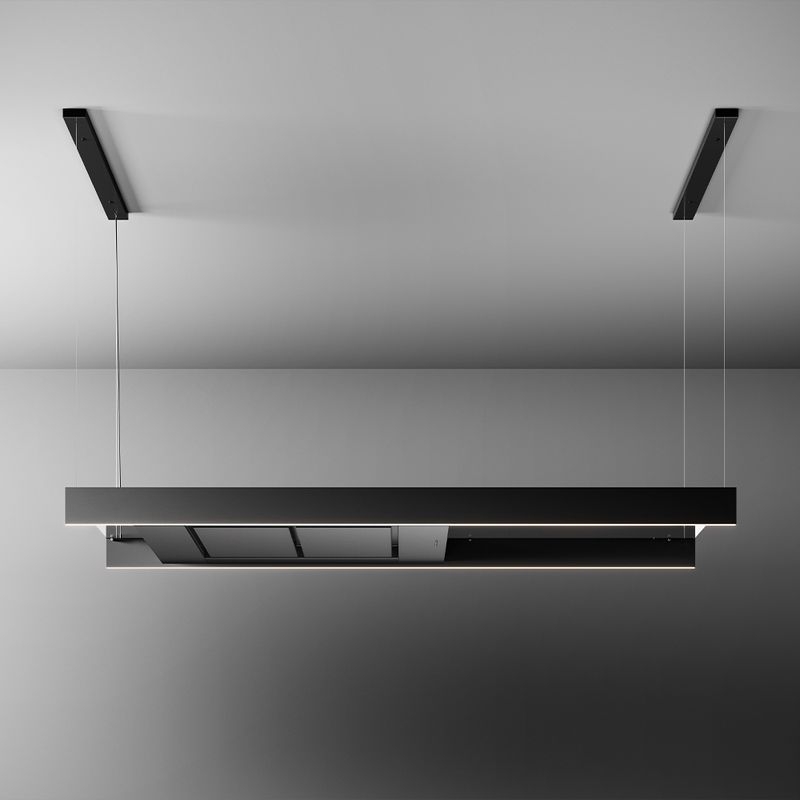 Falmec Light IS, design black, 180 cm, island hood, with 5 year guarantee