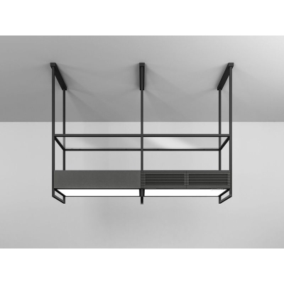 Островная вытяжка Elica Open Suite Superior BL/F/160, черная, soft touch, PRF0166771. С гарантией 5 лет!