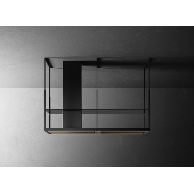 Falmec Europa 175 Black IS, дизайн матовый черный, 175 см, островная вытяжка, С ГАРАНТИЕЙ 5 ЛЕТ