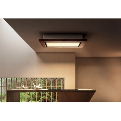Elica LULLABY WOOD/F/120 ceiling hood natural oak + white, PRF0167047. With a 5 year guarantee!