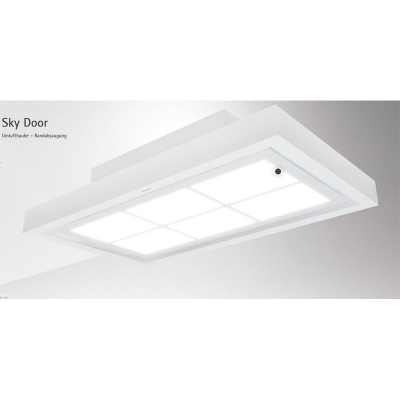 Silverline SDUD 124 W Sky Door, ceiling hood, white. With a 5 year guarantee!