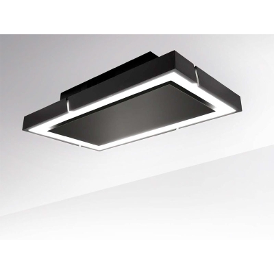 Silverline LBUD 120 S Light Box, ceiling hood, black. With a 5 year guarantee!