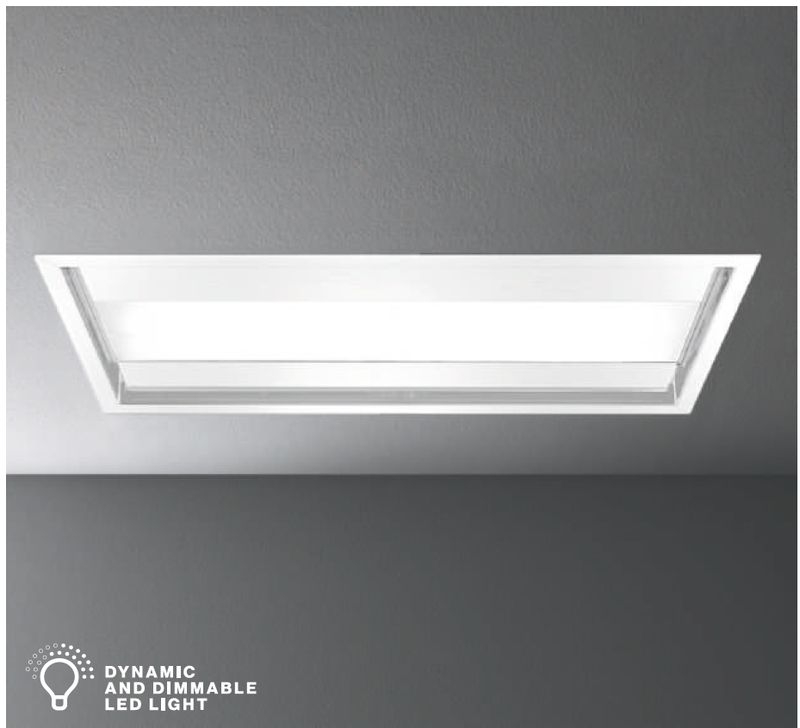 Falmec Nuvola 90 LED, ceiling hood, 90 cm, white hood body, with 5 year guarantee