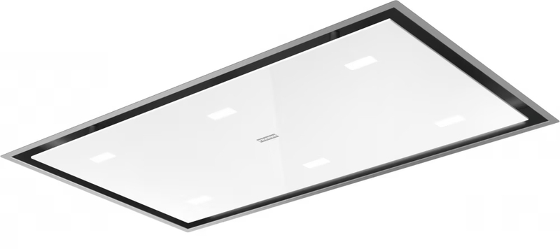 Franke Maris FCMA 90 C WHG ceiling hood white glass / stainless steel, 350.0679.879, with 5 year guarantee!