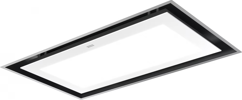 Franke Mythos Full light FCMY 90 WHG FL ceiling hood white glass / stainless steel, 350.0679.886, with 5 year guarantee!