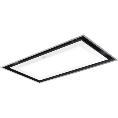 Franke Mythos Full light FCMY 90 WHG FL ceiling hood white glass / stainless steel, 350.0679.886, with 5 year guarantee!