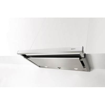 Novy Move'line flat screen hood 661, stainless steel, 60cm, with 5 year guarantee