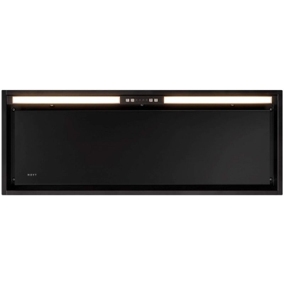 Novy Crystal fan module 26082, black glass, 90 cm, with 5 year guarantee