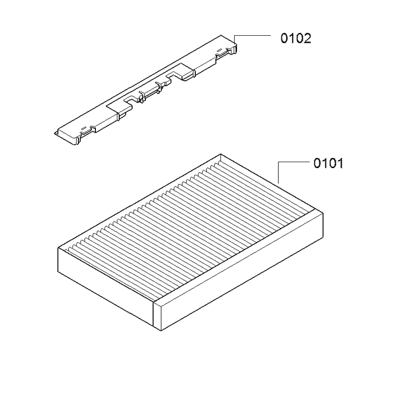 Neff Clean Air Standard lõhnafilter seinasöögile (asendus), Z53CBB2X4