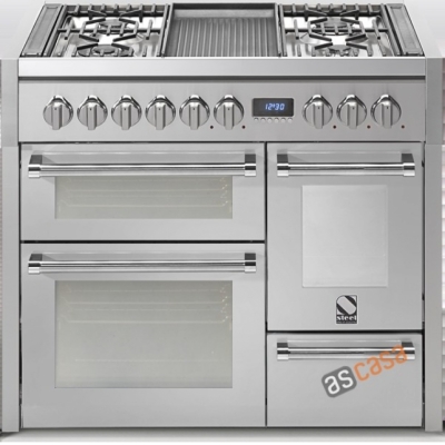 Teras Genesi 100, pliit, 100 cm, multifunktsionaalne, 3 ahju, värviline roostevaba teras, G10FFF-6WSS, garantiiga 5 aastat!