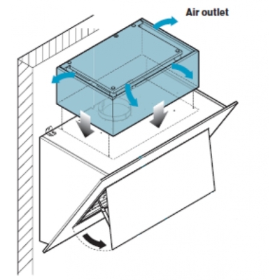 Коробка рециркуляции Falmec Carbon.Zeo, нержавеющая сталь, 101671
