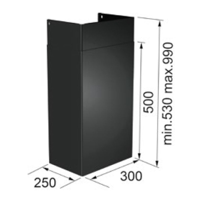 Franke võll must (tarvikud), 112.0683.832