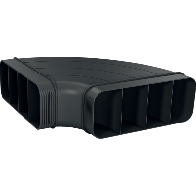 Bosch HEZ9VDSB1, flat channel, 90 °, horizontal