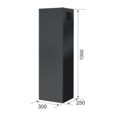 Franke shaft extension black (accessories), 112.0683.833