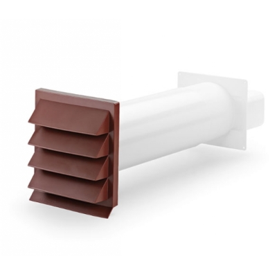 Naber COMPAIR K-Klima-R 125/125 wall box, brick red, 4021075