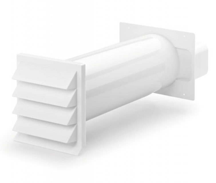 Naber COMPAIR K-Klima-R flow 150 wall box, white, 4044050