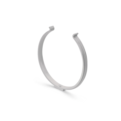 Naber PRIME flow P-RKH 150 round channel holder, light gray, 4051028