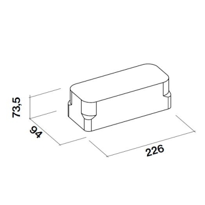 Переходник Falmec, плоский канал Naber Compair, 101948