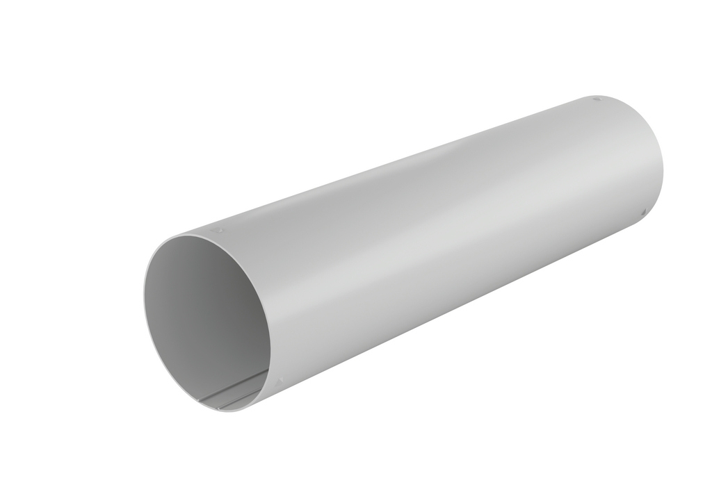 Naber PRIME flow P-VRO 150 round tube, light gray, L 500 mm, 4051022