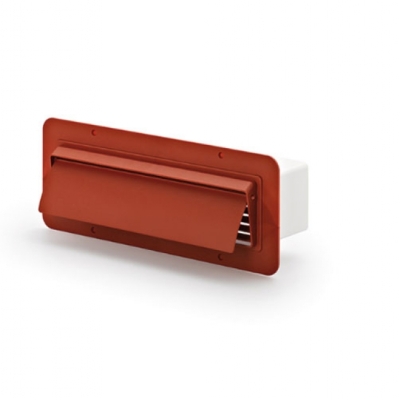 Naber COMPAIR T-GILÜF 1 wide channel grille outer hood, brick red, 4021056