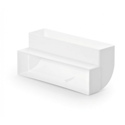 Naber COMPAIR T-RBV 1 System 125 wide channel pipe elbow, 4021044