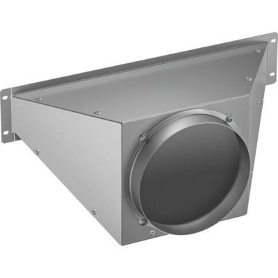 Single piece Gaggenau #382 AD 724 040, connecting piece for round pipe, series 400 and 200