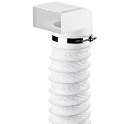 Naber COMPAIR N-URX 100 deflection piece 90° with flexible hose, 500 mm, 4011021