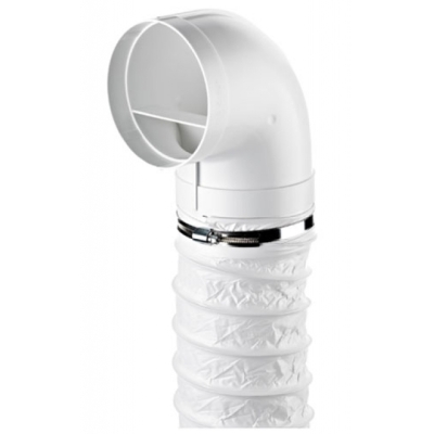 Naber COMPAIR R-URX flow 125 deflection piece 90° with flexible hose, 1000 mm, 4052020