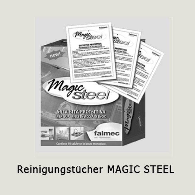 Falmec Magic Steel protective and cleaning cloths