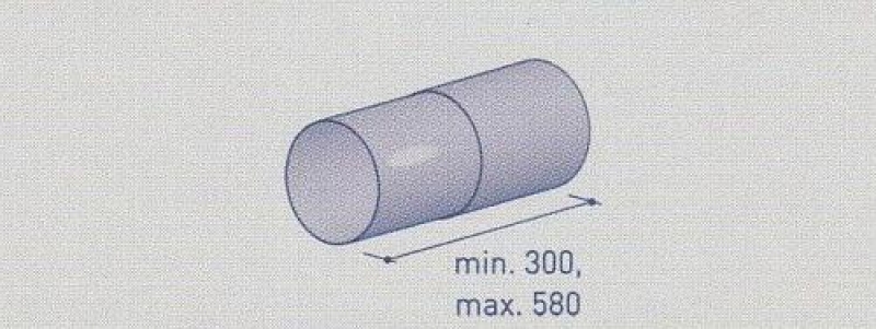 berbel telescopic round tube 150