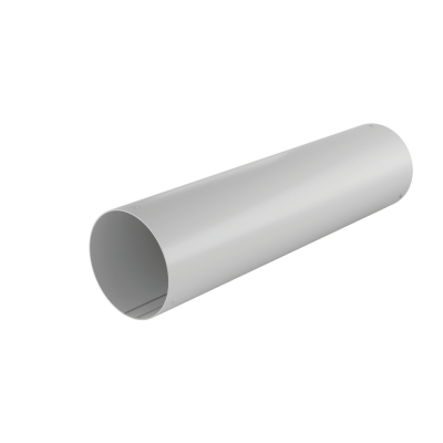Naber PRIME flow P-VRO 150 round tube, light gray, L 1000 mm, 4051023