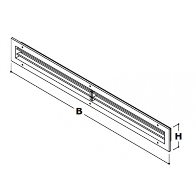Решетка приточного воздуха Gutmann, TZ 108, 848 мм