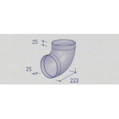 berbel 90° elbow 150 round