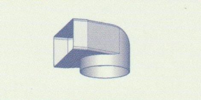 berbel 90° deflection piece to flat 150