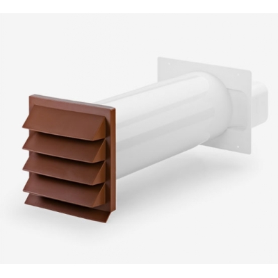 Naber COMPAIR K-Klima-R 150/150 wall box, brick red, 4044049