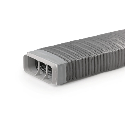 Naber PRIME flow P-RBFLEX system, 150 pipe bends with flex channel, light gray, 4051009