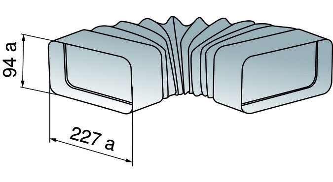 V-Zug flex bend flat läbipaindeks ja pööramiseks kuni 180°, 1012786