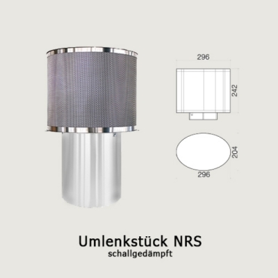 Falmec noise-damped deflection piece NRS®