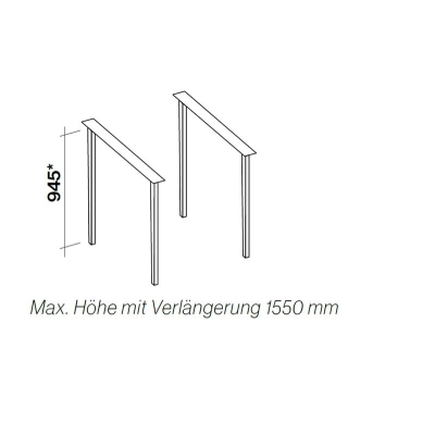Комплект расширения Falmec черный для Spazio 130, 102536