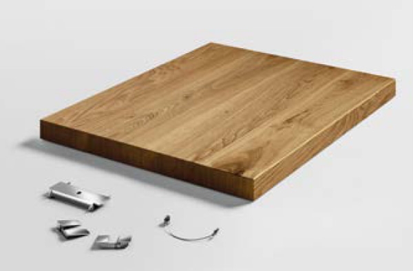 Single piece ELICA board set natural oak, KIT0147858