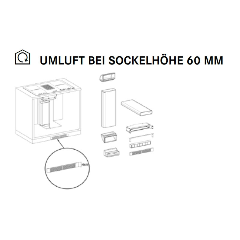 Franke recirculation kit Mythos2gether, base 60 mm, 112.0539.568, 12147