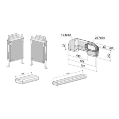 berbel recirculation set DL BUF, including recirculation filter, 1100064