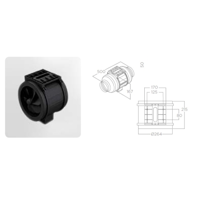 Elica GME intermediate motor, KIT0147879. With a 5 year guarantee!